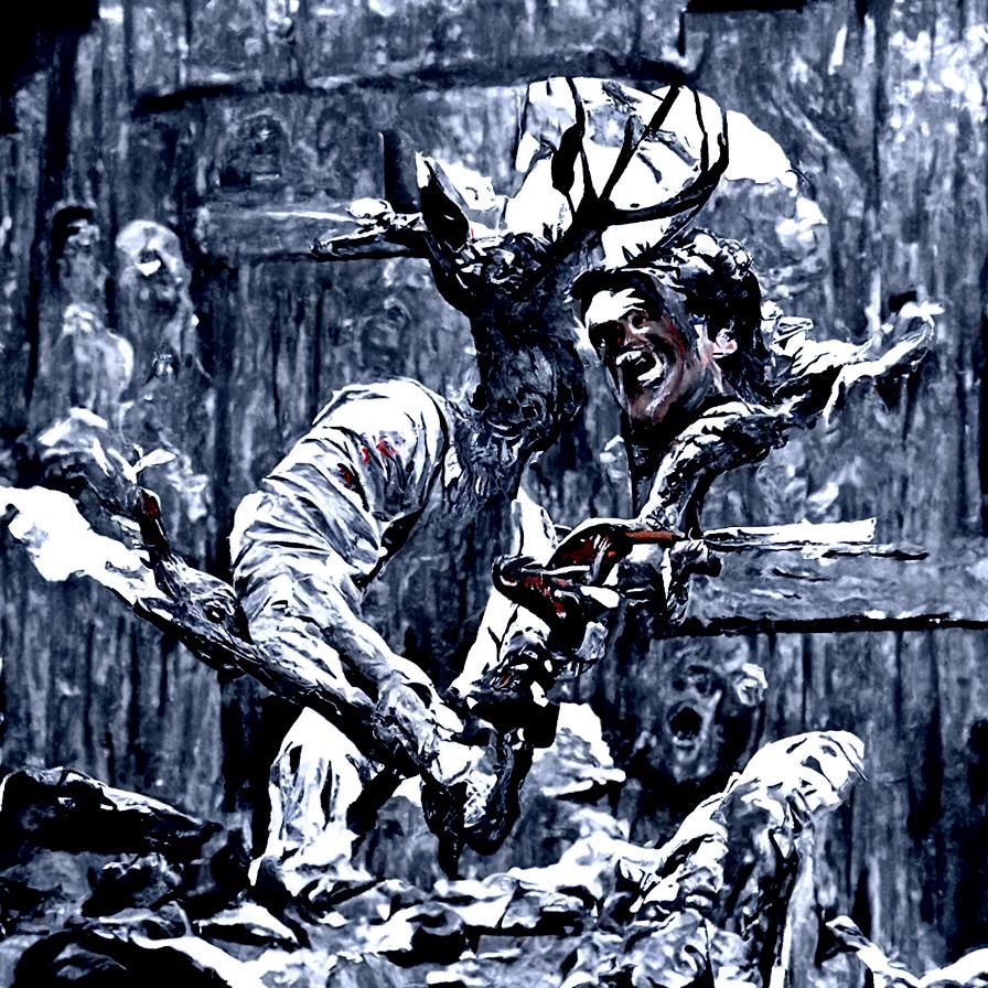Evil Dead 2: Chainsaw Hand Horror Scene
