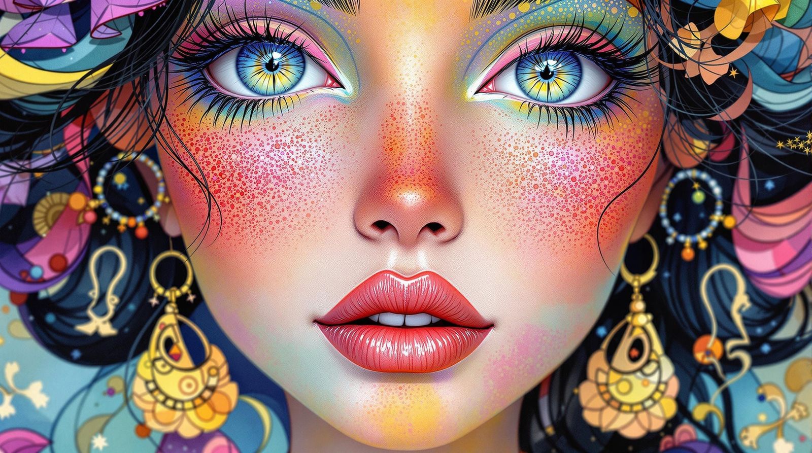 Glitch in a Digital Beauty