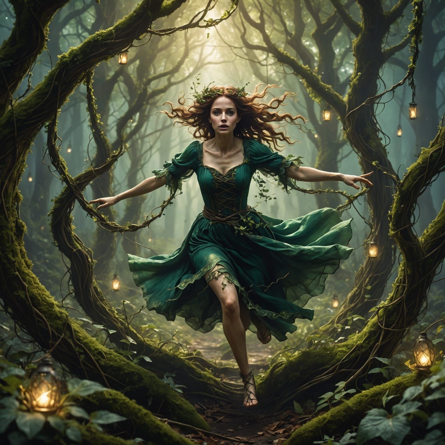 Fantasy Fae's Flight From Death in Twisting Forest