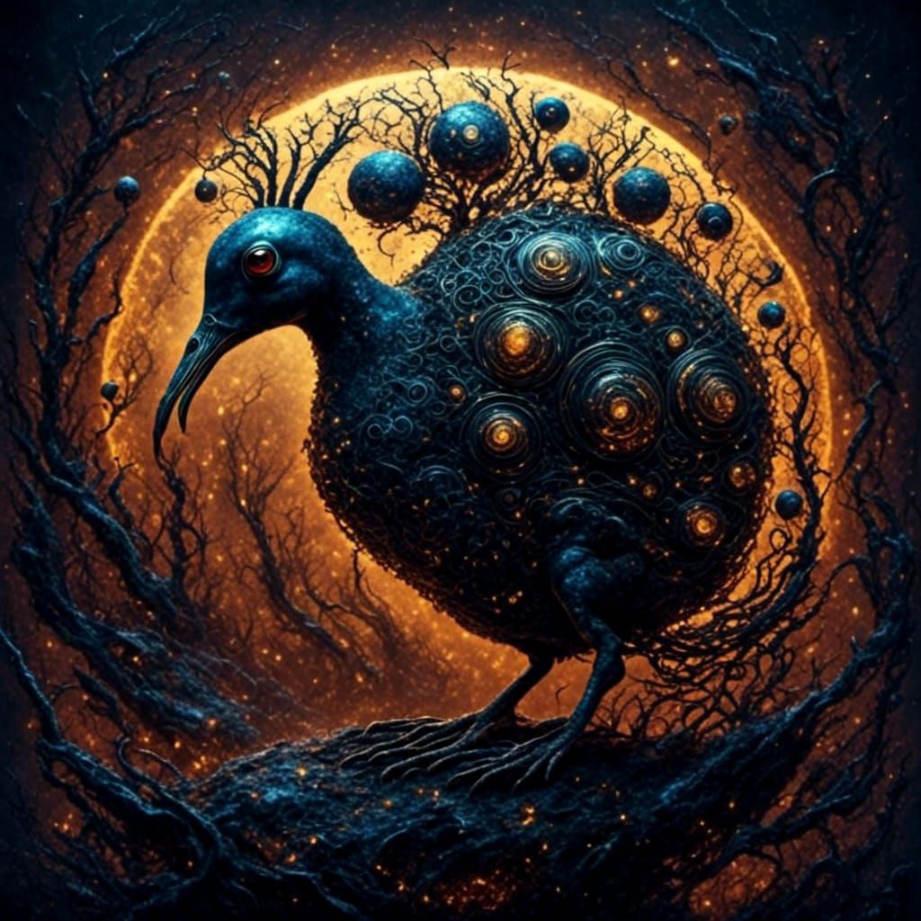 AI-Generated Duck with Unique LoRA Model Style