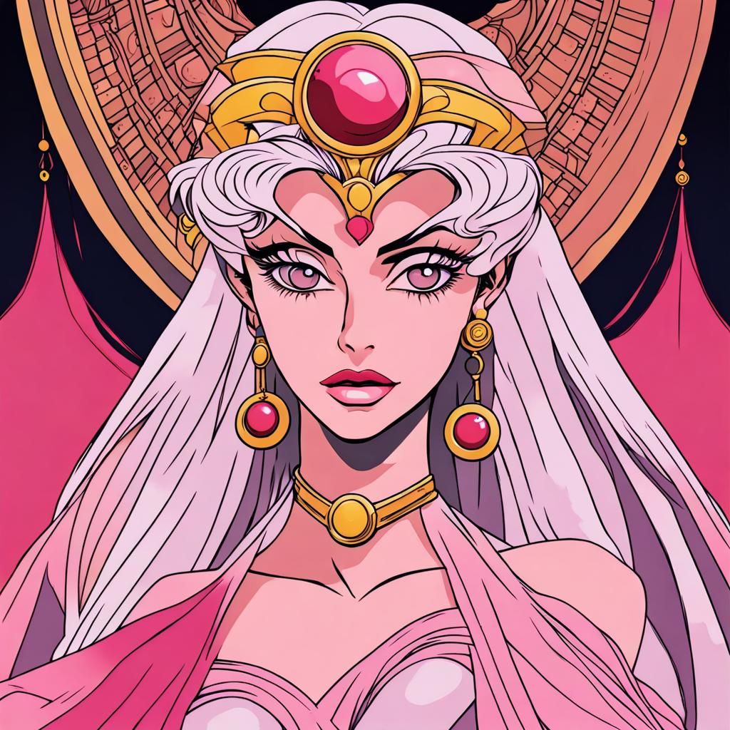 Wicked Lady from Sailor Moon as a Roman Goddess