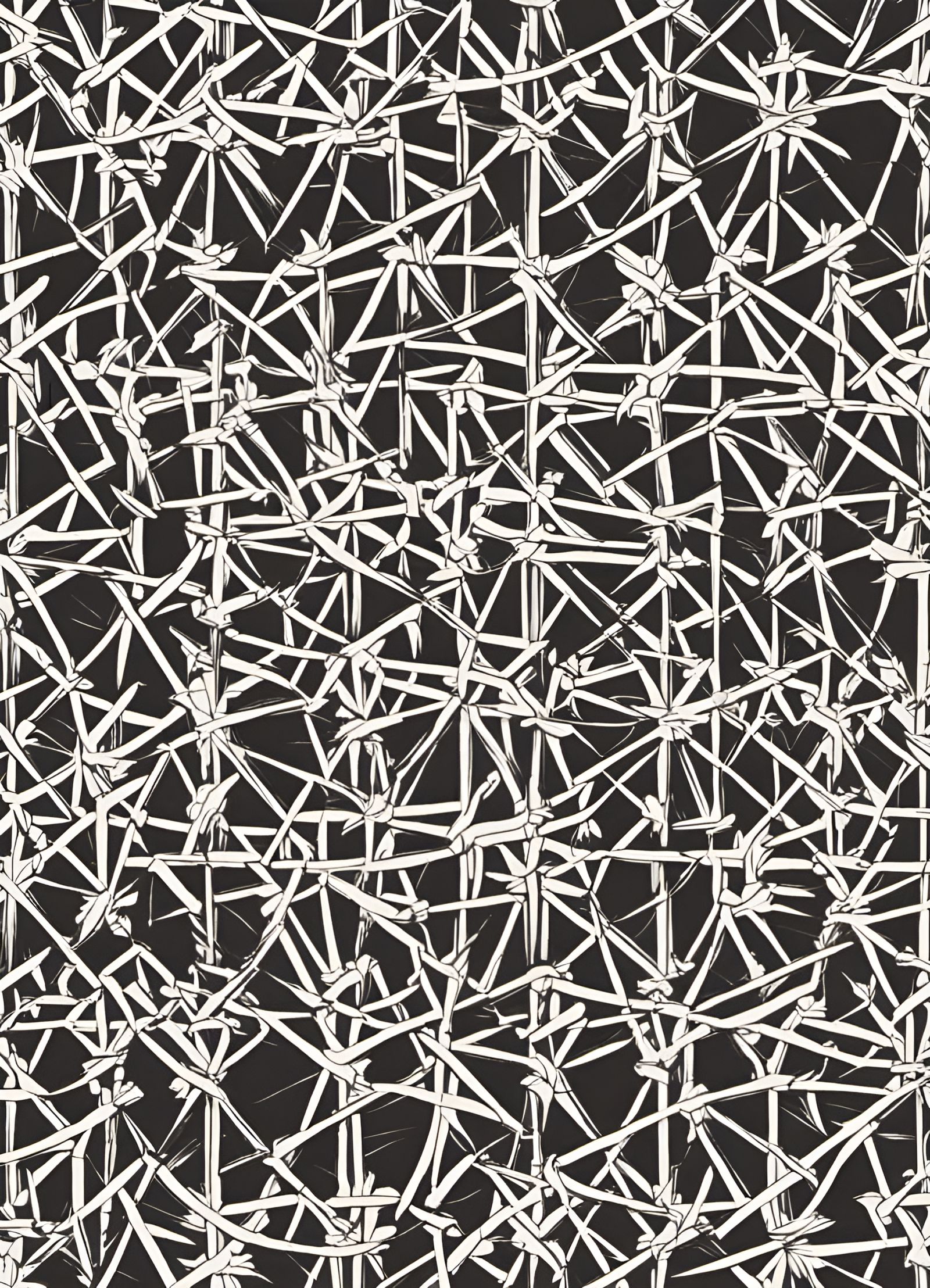 Escher-esque Windmill Lighthouse Tessellation Pattern