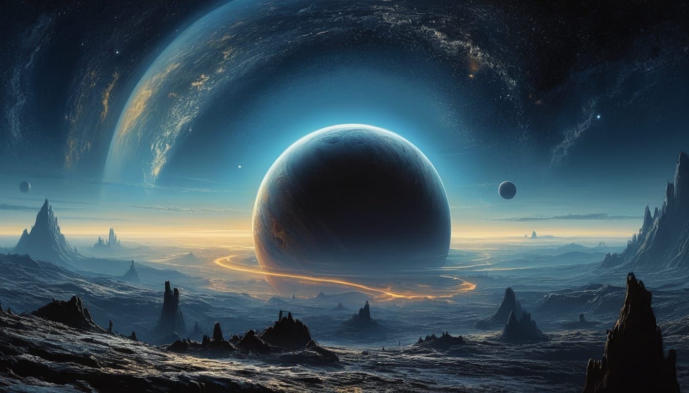 Epic Futuristic Metropolis Unfolds Vertically with Humans Ci...