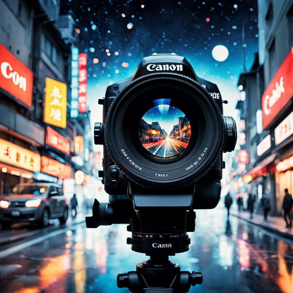 Surreal Camera Captures Magical Moment in Sumi-e Style