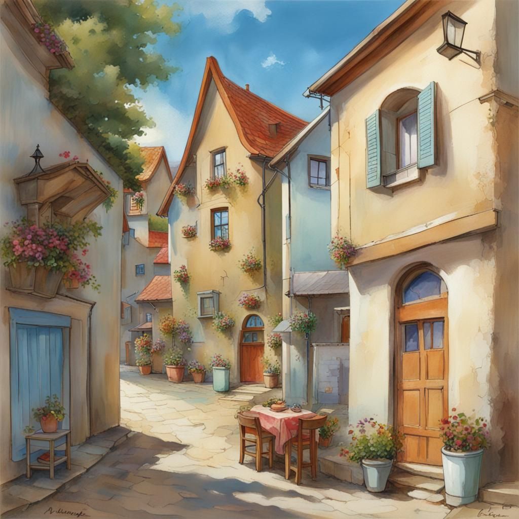 52. A charming and picturesque seaside village