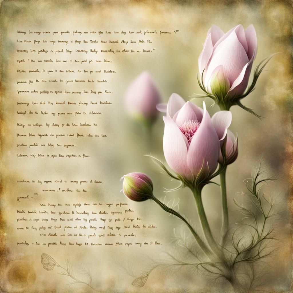 Mysterious Poem: Secrets of the Flower Buds