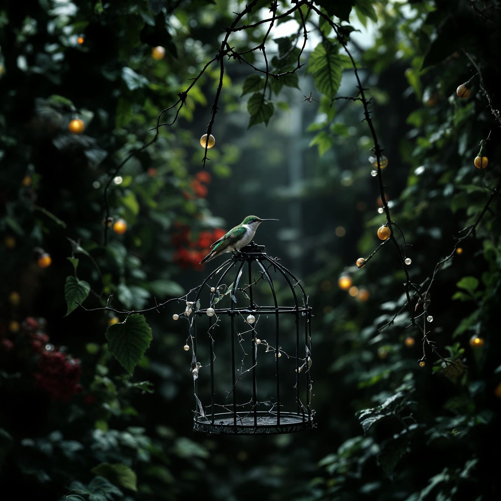 Hope Defiantly Blooms in Shadows