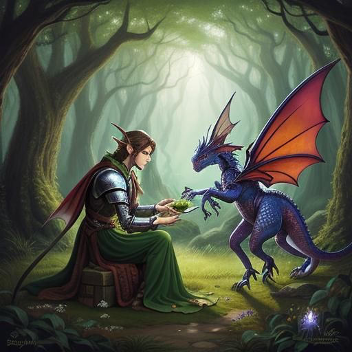 Enchanted Forest: Fairies, Dragons, and Knight