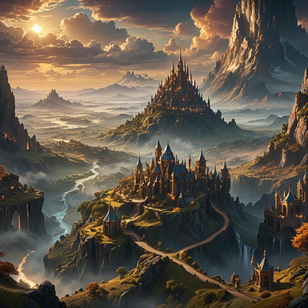 Fantastical Landscape Concept Art in Unreal Engine 5