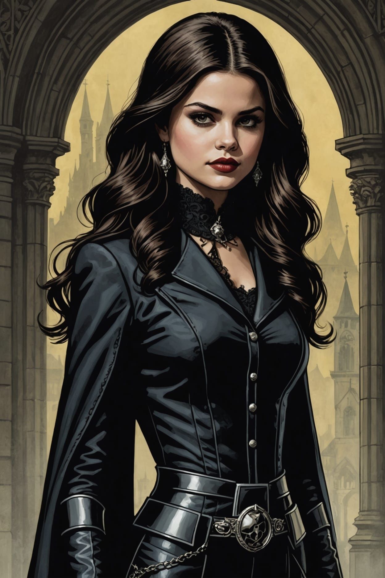 Selena Gomez as Gothic Adventuress Mina Harker