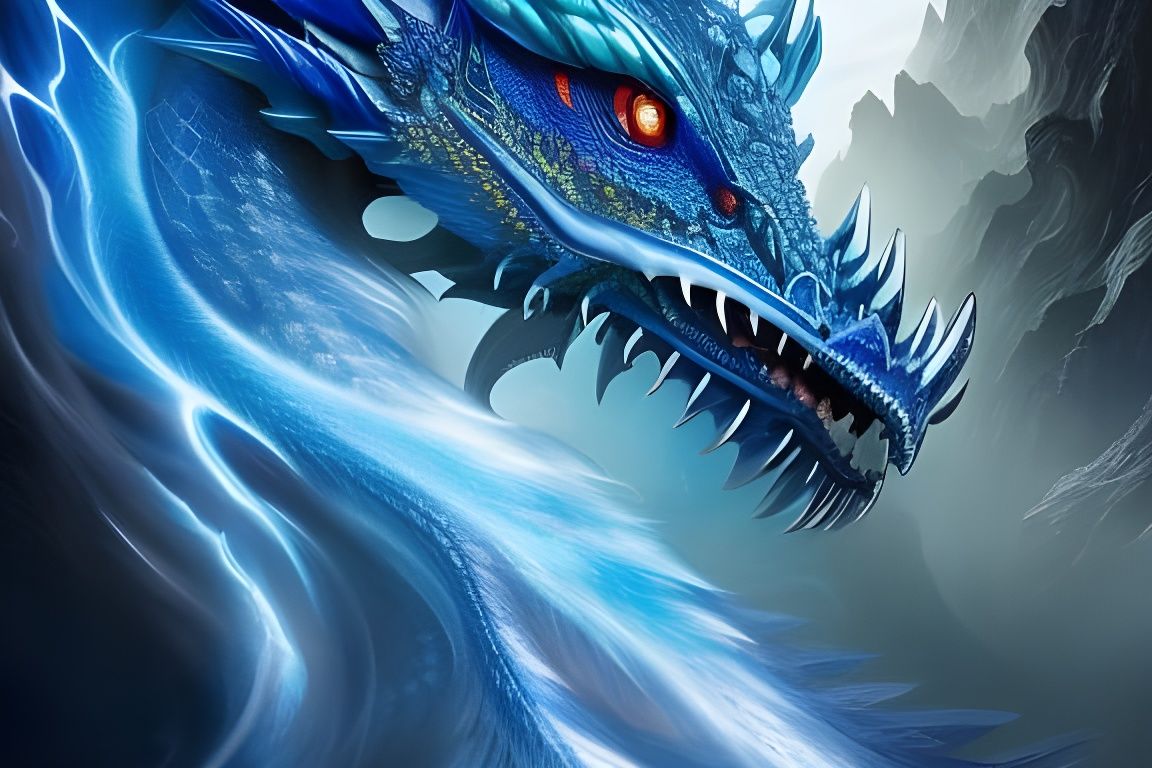 DUNGEONS AND DRAGONS The blue dragon’s
