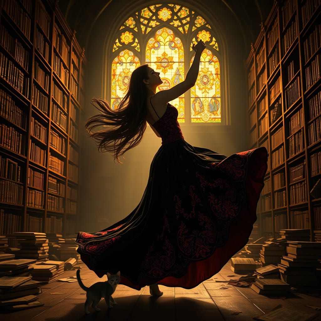 Dance in the library