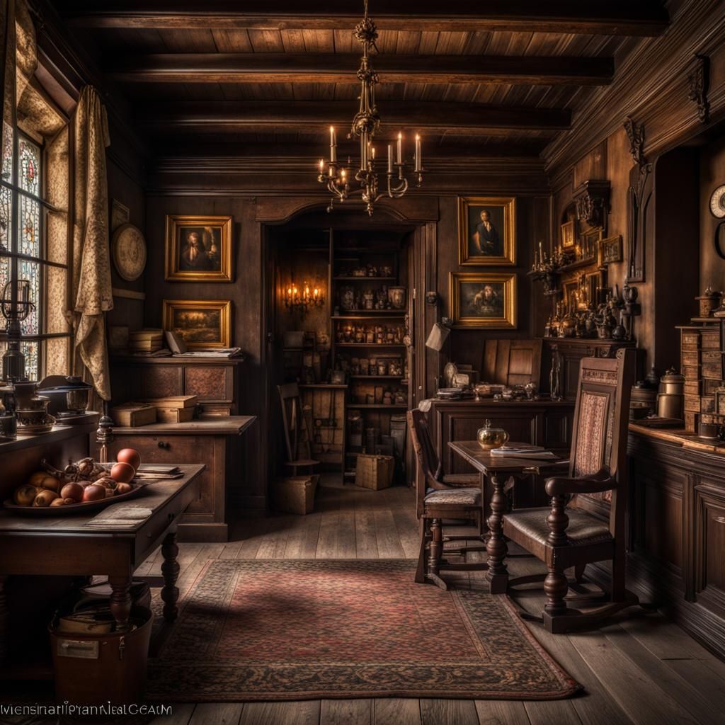 1600s Merchant Home: Hyperrealistic Architectural Visualizat...
