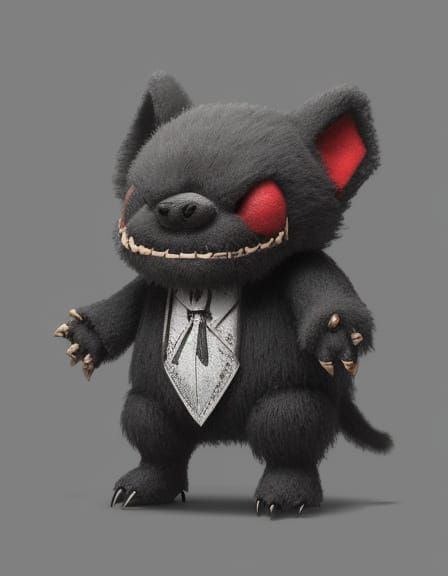 Evil Stuffed Animal Concept Art