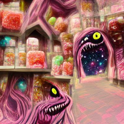 Eldritch Horror in a Pink Candy Shop