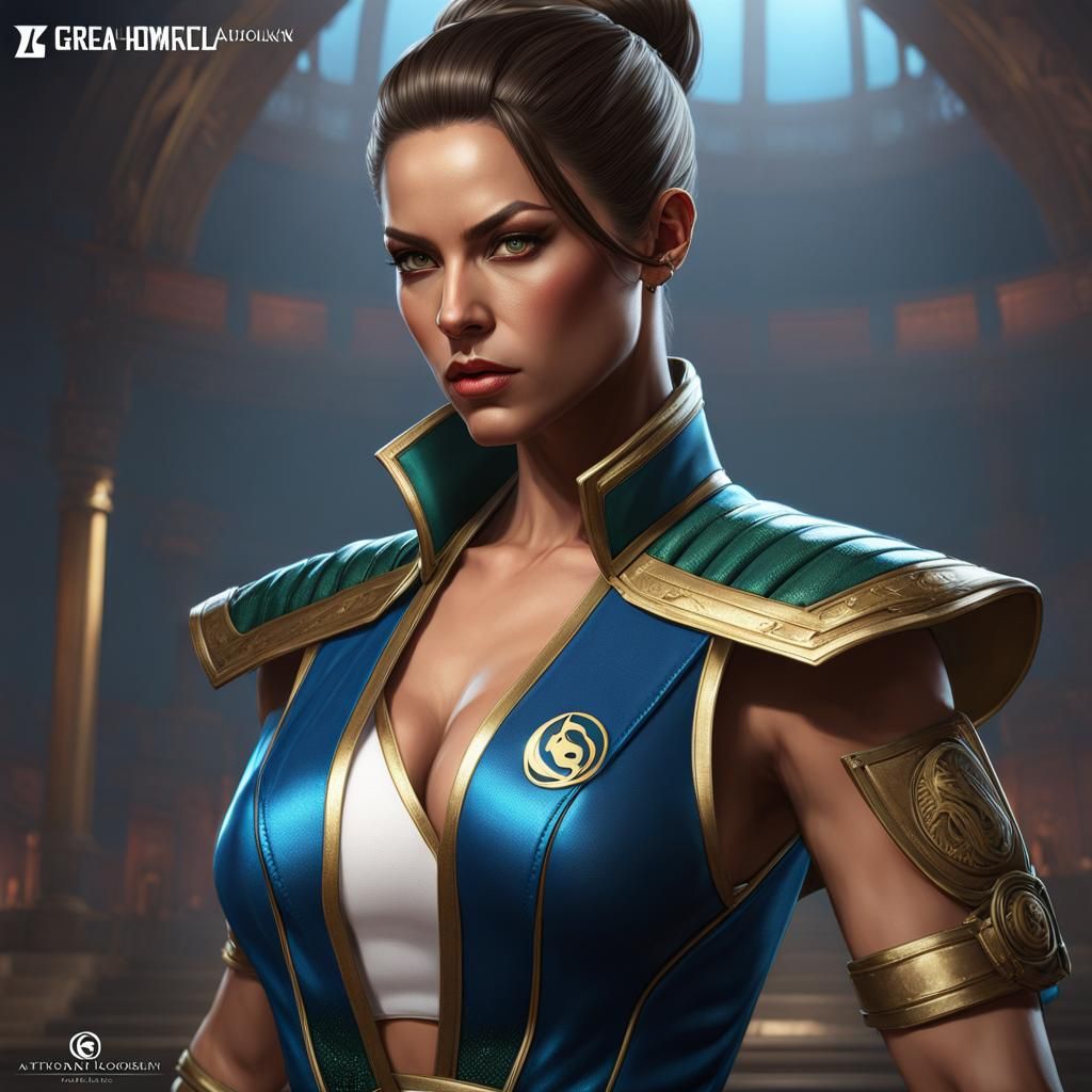 Mature Martial Artist: Johnny Cage's Sister, Detailed Portra...