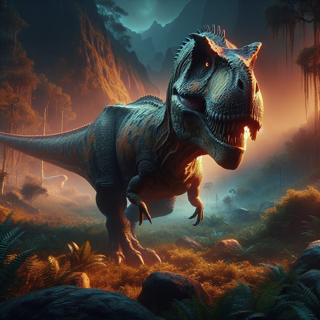 Hyper-Realistic Giganotosaurus in 8k HDR