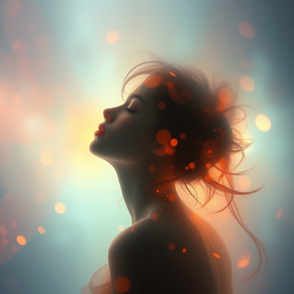 Ethereal Aura Glows with Soft, Delicate Patterns