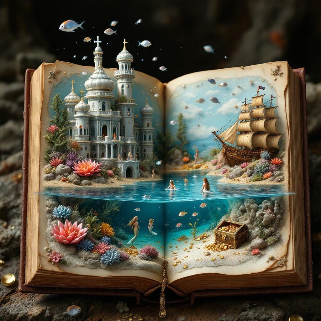 Underwater Kingdom Emerges from Ancient Book