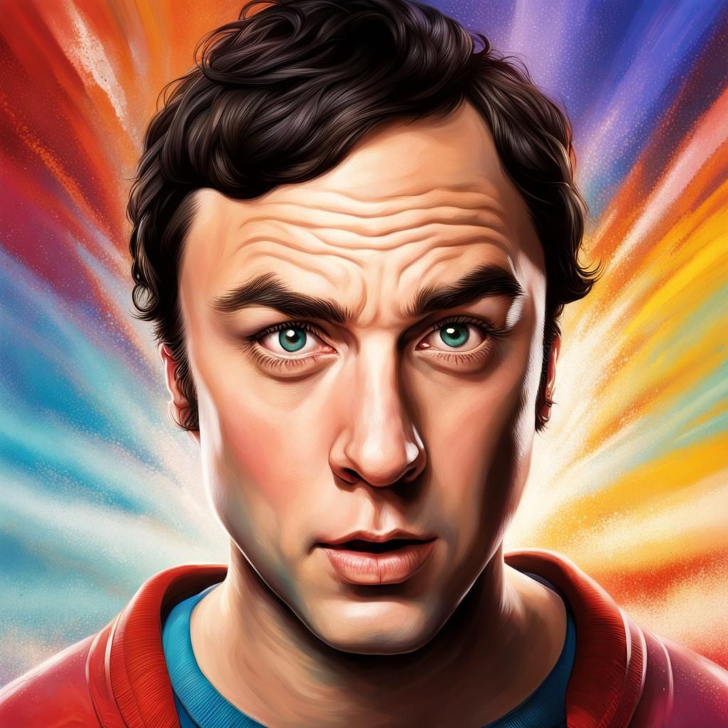 Hyperrealistic Big Bang Theory Splash Art