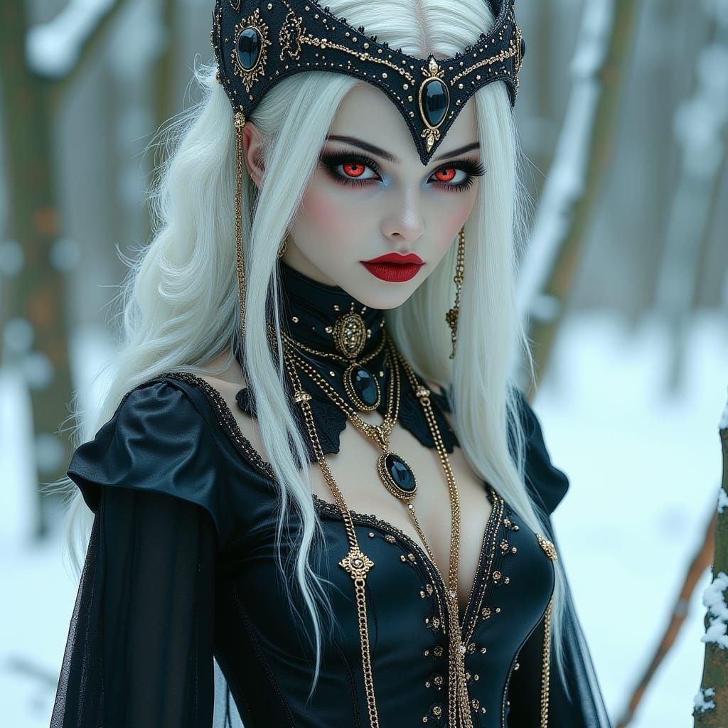 Blonde vampire queen 👑
