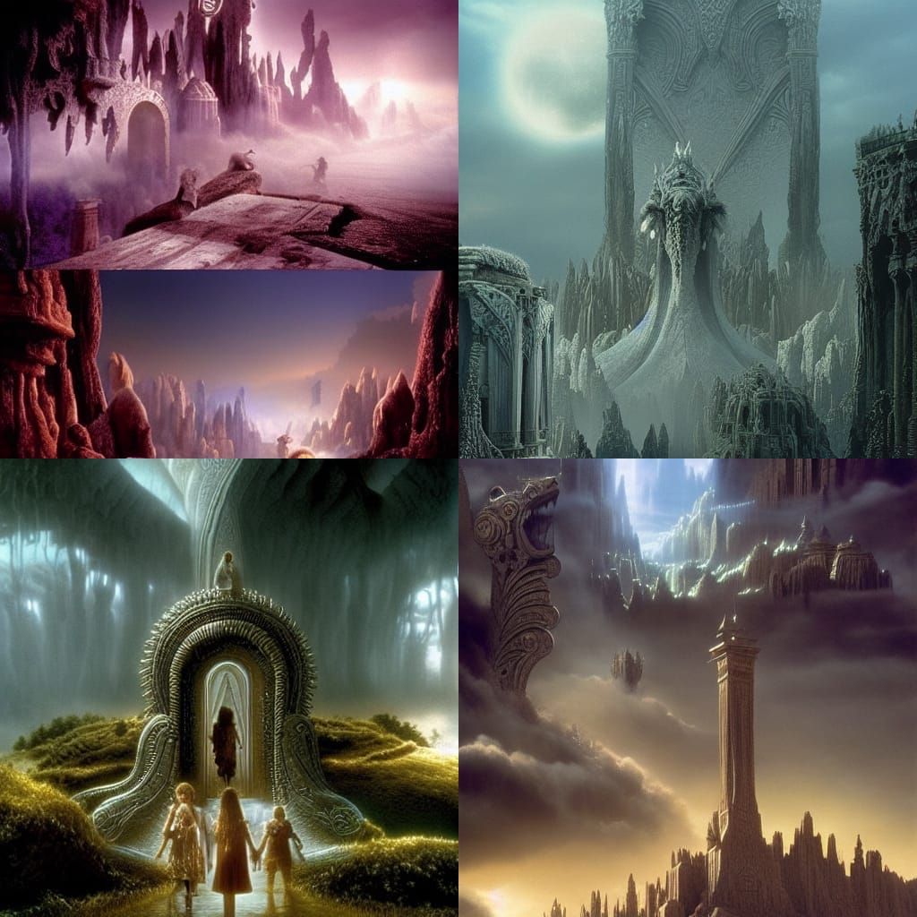 Epic Neverending Story Scene: Digital Matte Painting