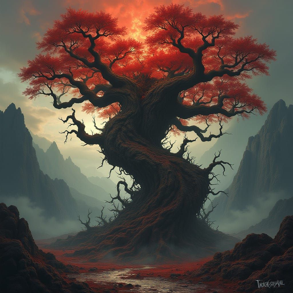 Twisted Treant of Khorne's Dark Power