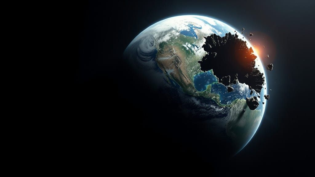 Earth's Descent into Black Hole: A Dazzling 64-Megapixel Vis...