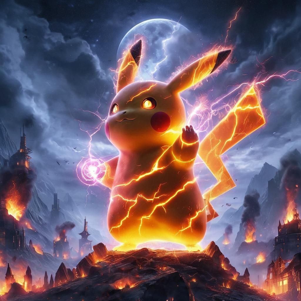 Electrostorm Pikachu's Fiery Evolution