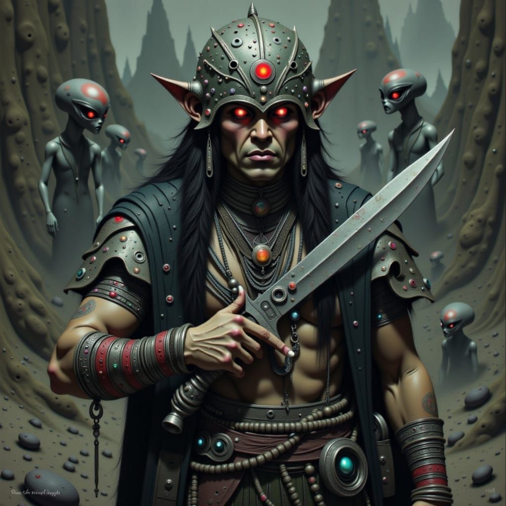 Native American Vampire Shaman Battles Aliens