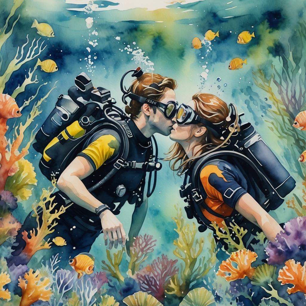 Scuba Kiss