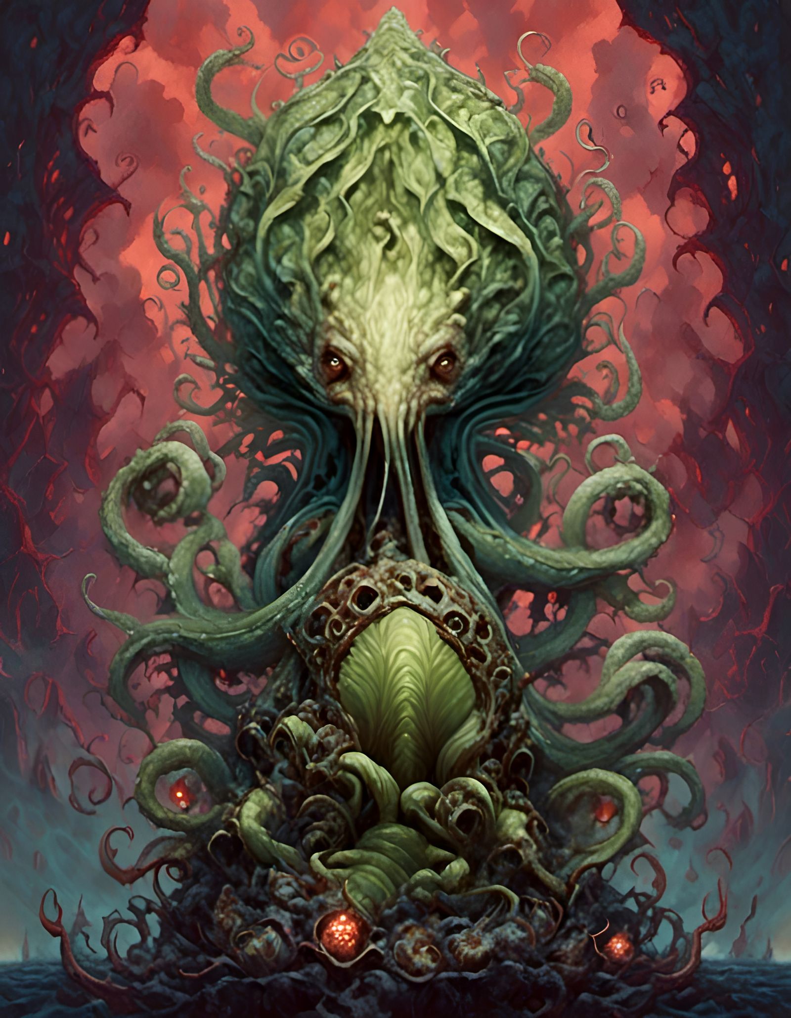 Octogenarian Queen Marmot with Lovecraftian Tentacles