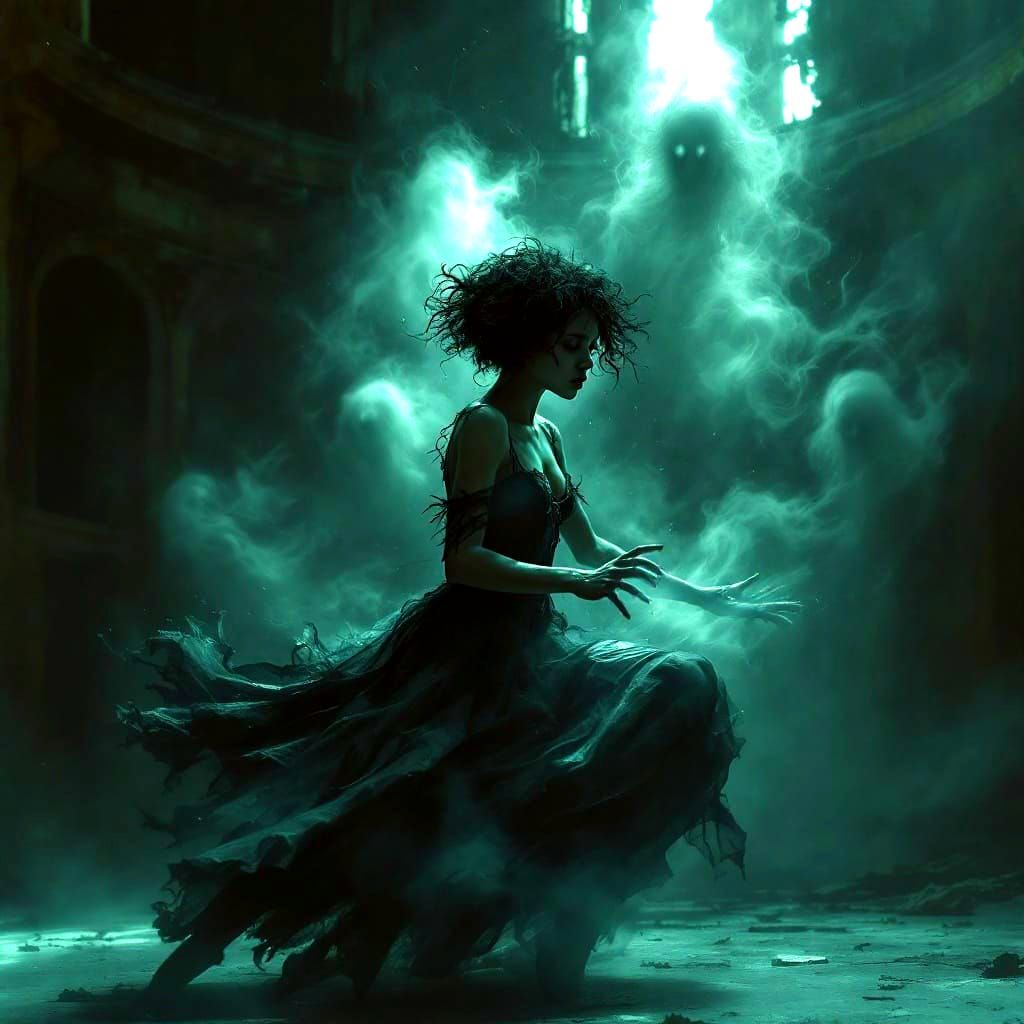 Sorrowful Black-Filipino Ballerina Haunted by Ghostly Appari...