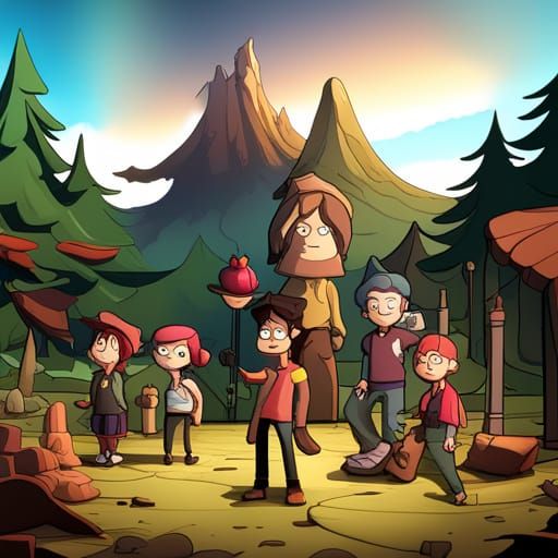 Gravity Falls Characters Reimagined as Humans