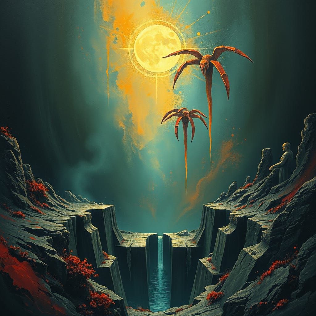 Surreal Liminal Depths of Ancient Greek Tartarus