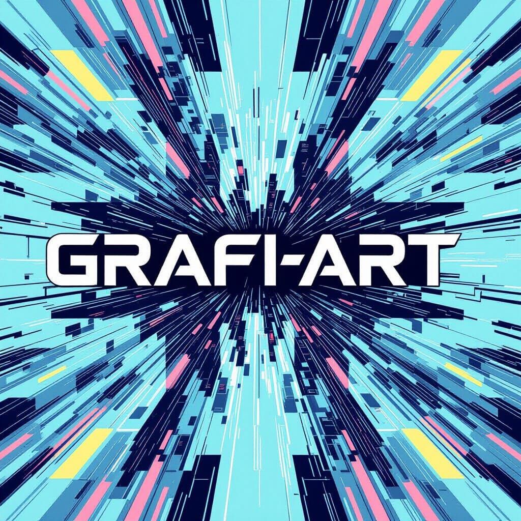 Futuristic Geometric Wordmark Logo Design