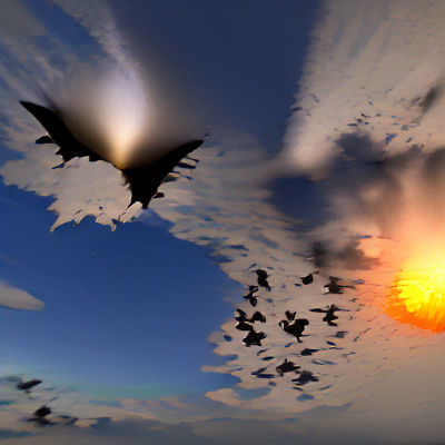 Dramatic Sky Portal at Dusk in 8K Resolution