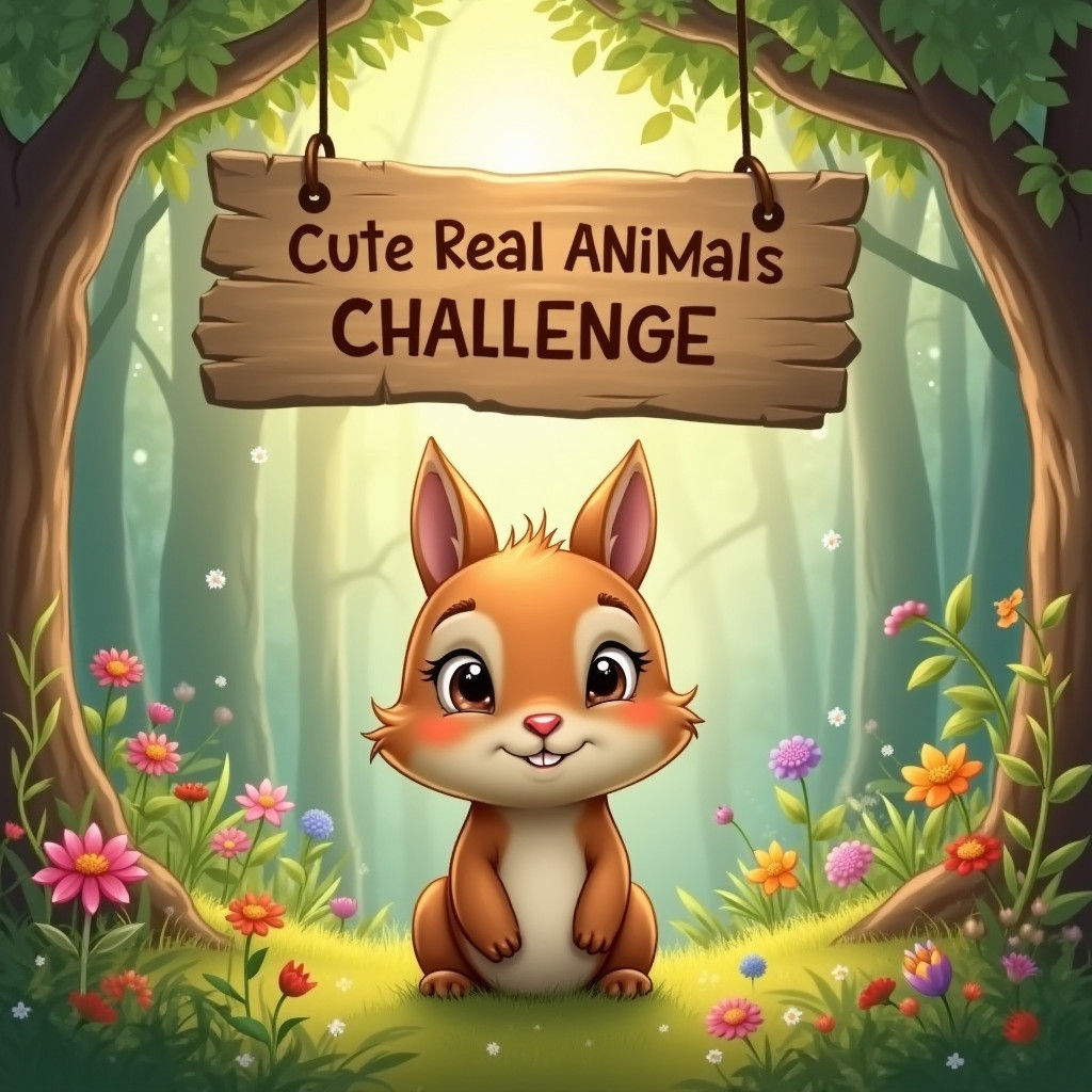 Enchanting Woodland Creature in Beatrix Potter Style