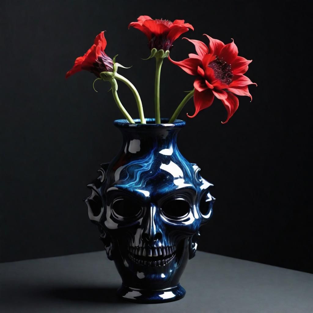 Demonic Flower Vase Transcending Space and Time