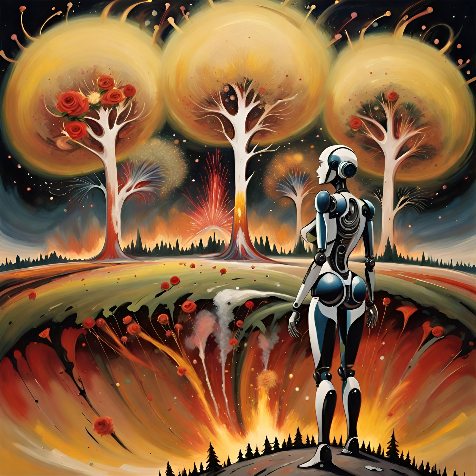 Chaotic Beauty: Global Destruction in Abstract Expressionism