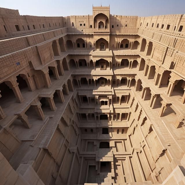 Chand Baori: India's Deepest Stepwell in Vivid Realism