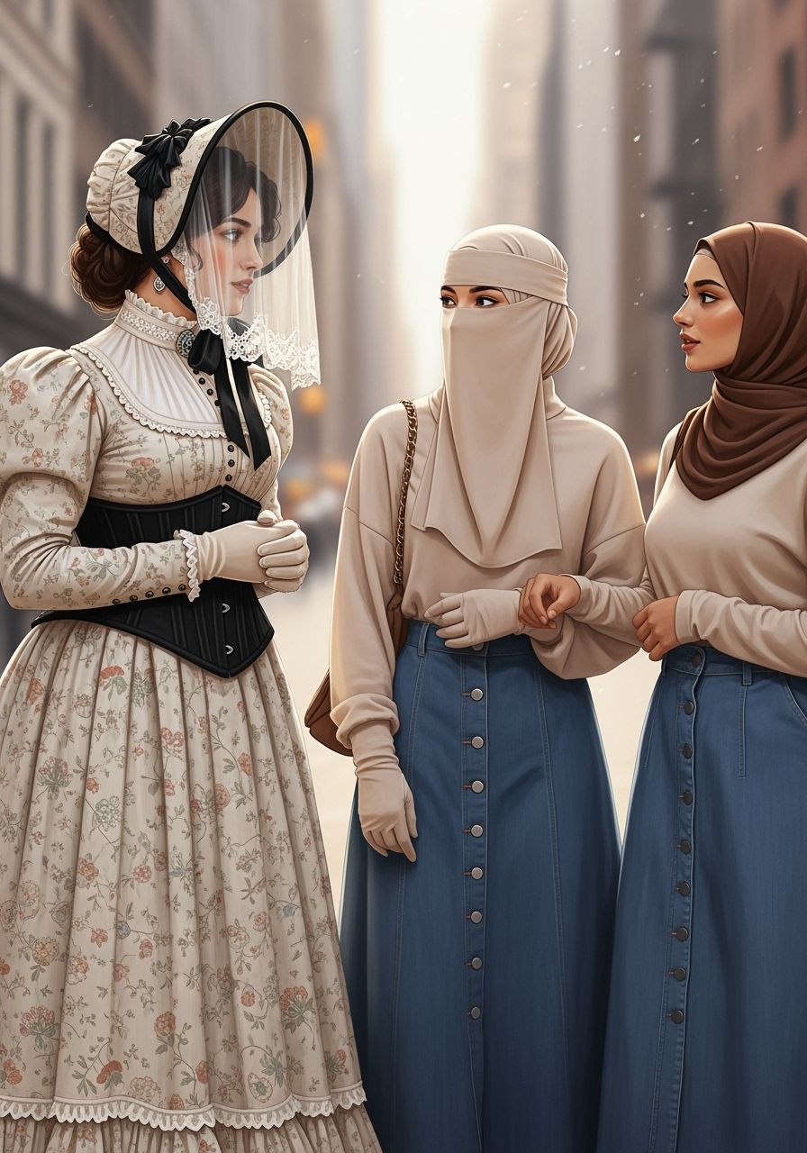 Victorian Era Modesty Meets Modern Fashion