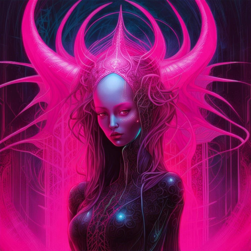 Futuristic Neon Demon