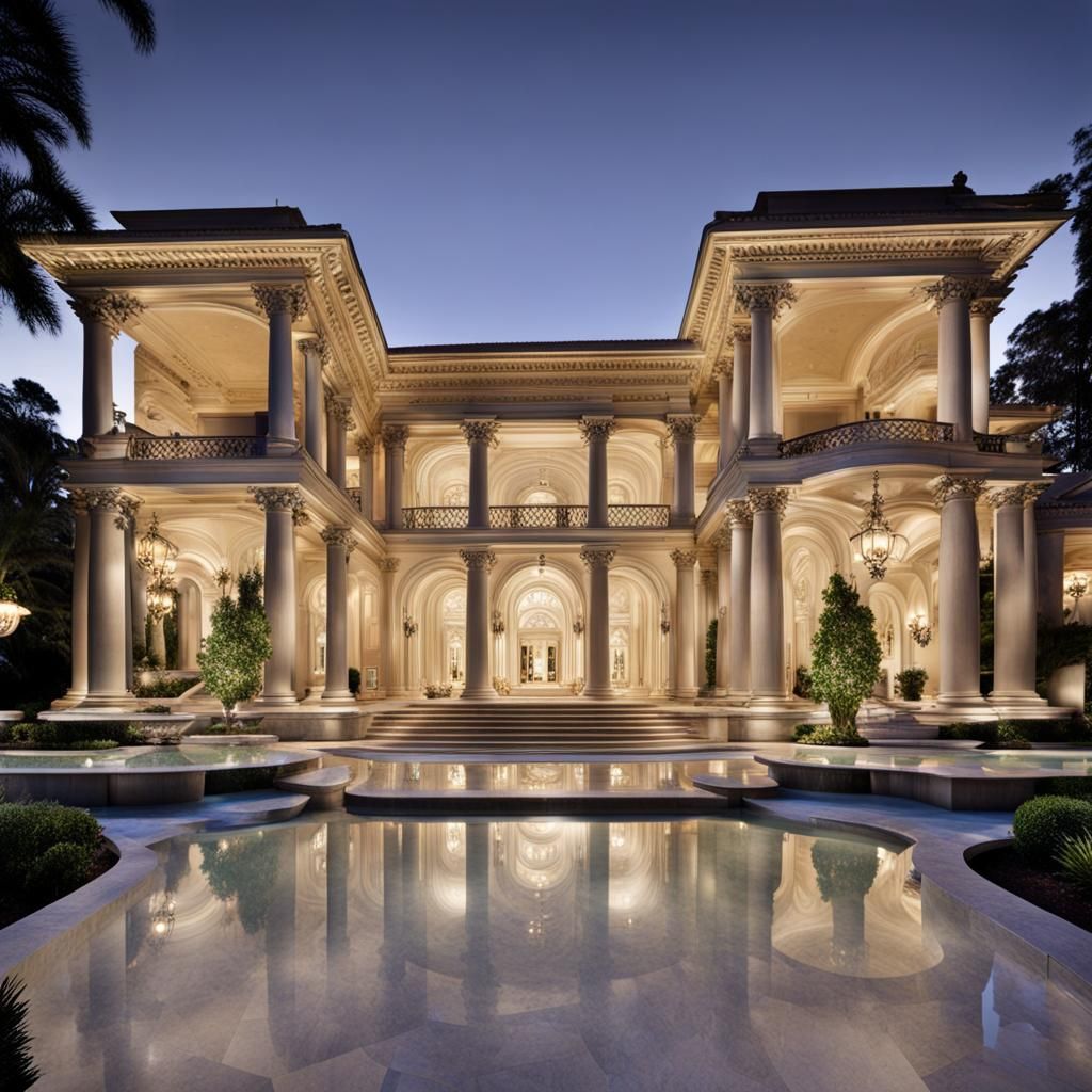 Extravagant $100 Billion Dollar Mansion