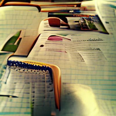 AI Generated Image of a School Setting