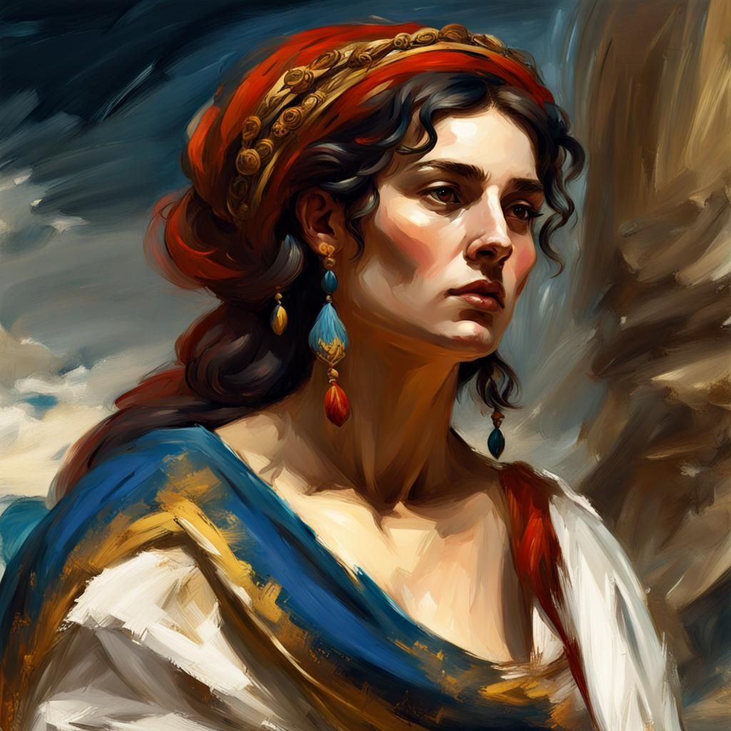 Elysian in the Style of Eugène Delacroix