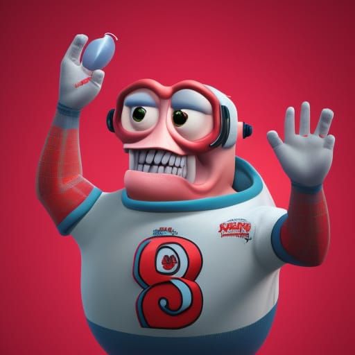 Mister Beast as Pixar-Style 3D Digital Art