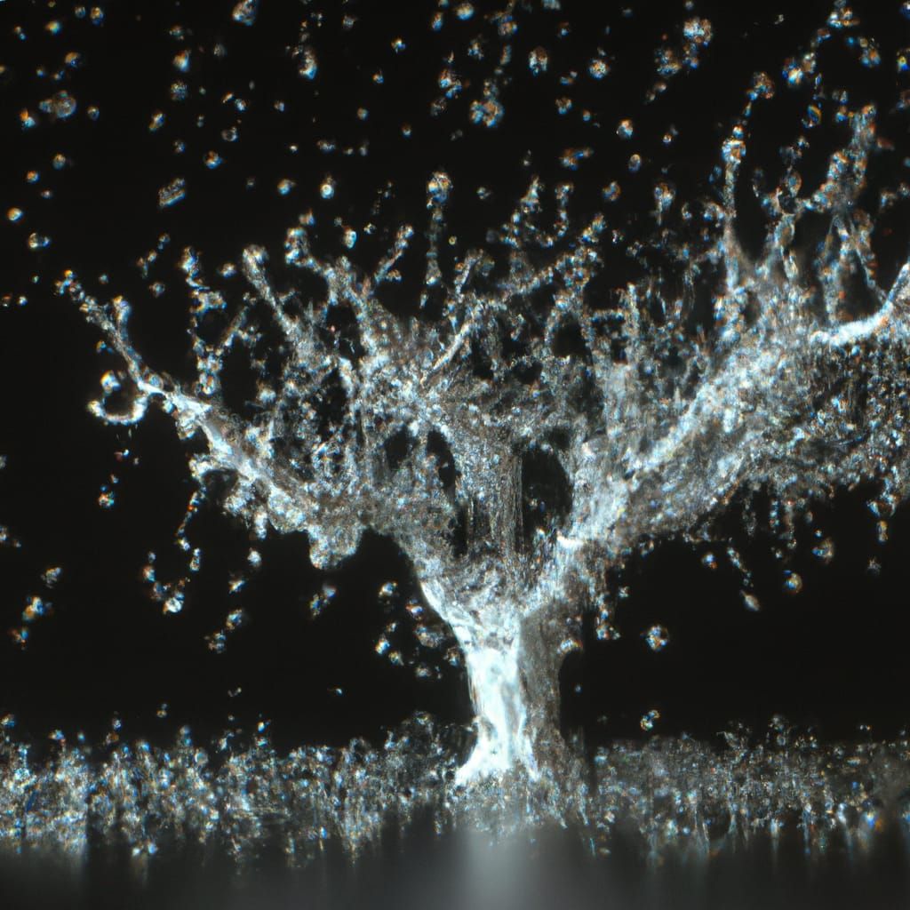 Lightning Bubble Tree: 3D Rendered Concept Art