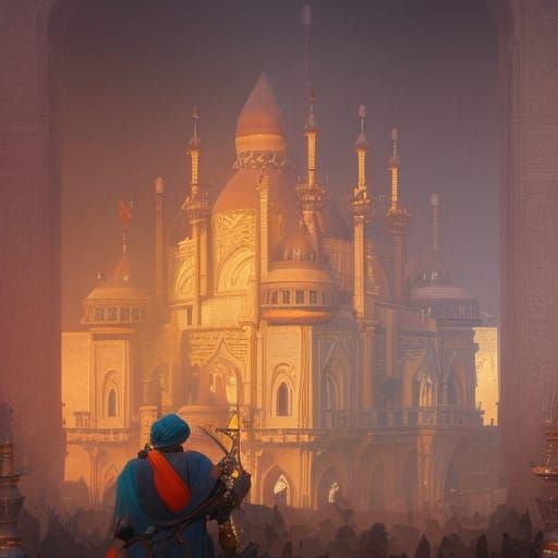 Abbasid Caliphate Concept Art in Unreal Engine 5