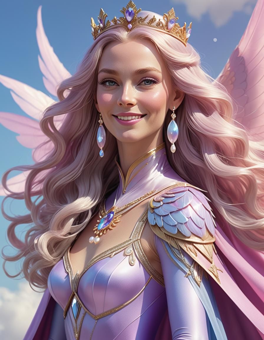 Queen Angella Portrait in Fantasy Art Style
